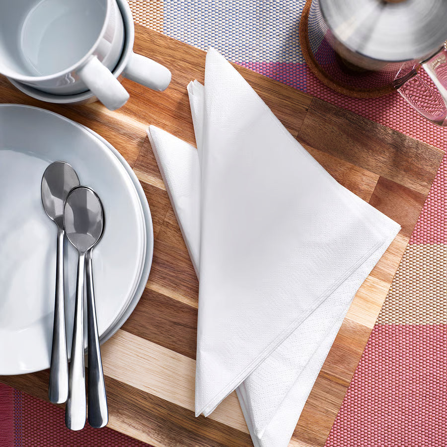 Paper napkin, white, 40x40 cm (15 ¾x15 ¾ ") [ 100 pcs. ]